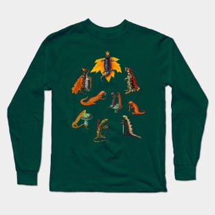 Salamanders and Newts in a Medieval Forest Kingdom Long Sleeve T-Shirt